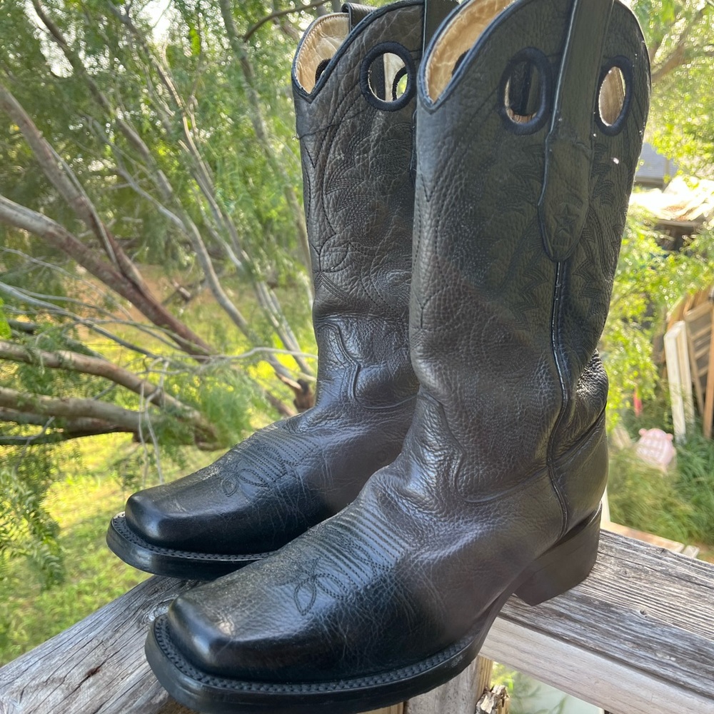 Black men boots